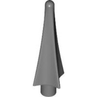 Minifigure, Weapon Spear Tip with Fins Dark Bluish Gray