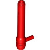 Cylinder 1x5 1/2 with Bar Handle (Friction Cylinder) Red