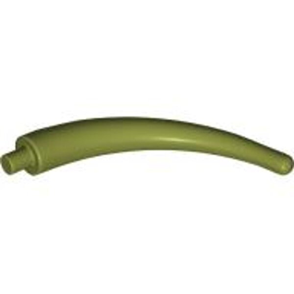 Dinosaur Tail End Section / Horn Olive Green