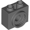 Technic, Brick Modified 1x2x1 1/3 with Rotation Joint Socket Dark Bluish Gray