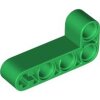 Technic, Liftarm, Modified Bent Thick L-Shape 2x4 Green