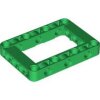Technic, Liftarm, Modified Frame Thick 5x7 Open Center Green