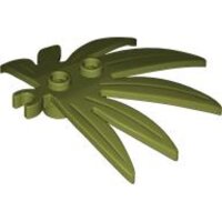 Plant Leaves 6x5 Swordleaf with Open O Clip Thick Olive...