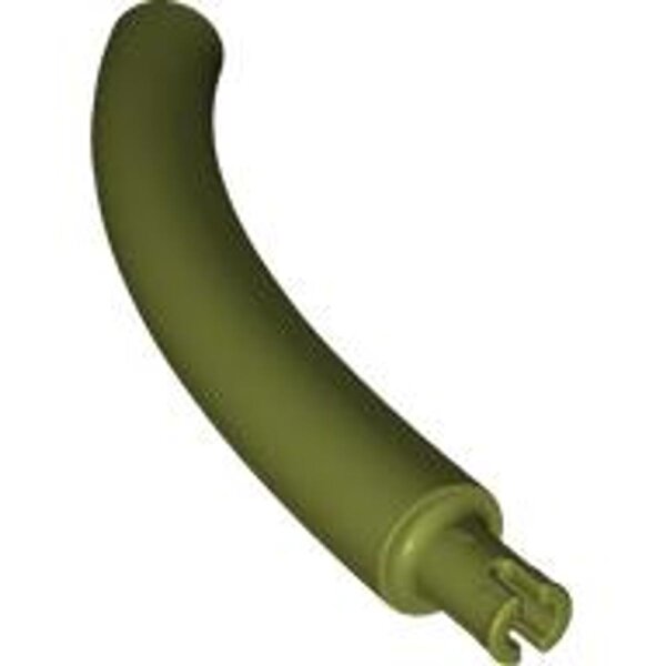 Dinosaur Tail / Neck Middle Section with Pin Olive Green