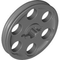 Technic Wedge Belt Wheel (Pulley) Dark Bluish Gray