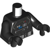 Torso SW TIE Bomber Pilot, Detailed with Back Printing...