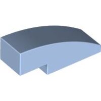 Slope, Curved 3x1 Bright Light Blue