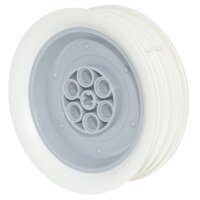 Wheel 62.3mm D.x20.3mm Motorcycle with Molded White Wall...