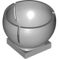 Cylinder Hemisphere 3x3 Ball Turret Socket with 2x2 Base...