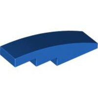 Slope, Curved 4x1 Blue