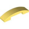 Slope, Curved 4x1x2/3 Double Bright Light Yellow