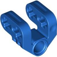 Technic, Axle and Pin Connector Perpendicular Split Blue