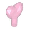 Rock 1x1 Jewel Heart Shaped Trans-Dark Pink