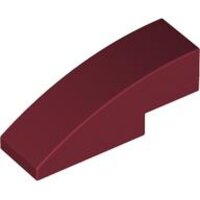 Slope, Curved 3x1 Dark Red