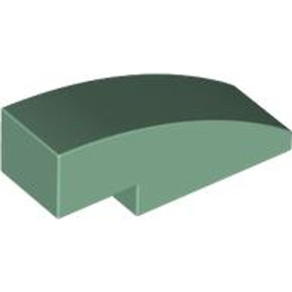 Slope, Curved 3x1 Sand Green
