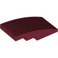 Slope, Curved 4x2 Dark Red
