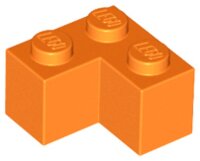 Brick 2x2 Corner Orange