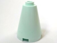 Cone 2x2x2 - Open Stud Light Aqua