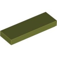 Tile 1x3 Olive Green