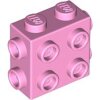 Brick, Modified 1x2x1 2/3 with Studs on Side and Ends Bright Pink