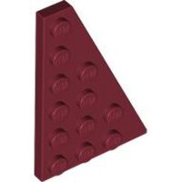 Wedge, Plate 6x4 Right Dark Red