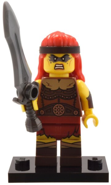 Fierce Barbarian, Series 25 (Complete Set with Stand and Accessories)