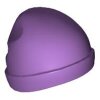 Minifigure, Headgear Cap, Beanie Medium Lavender