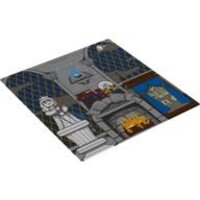Plastic 3D Backdrop with Ravenclaw Common Room Pattern
