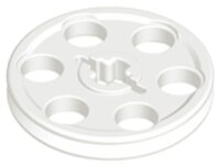 Technic Wedge Belt Wheel (Pulley) White