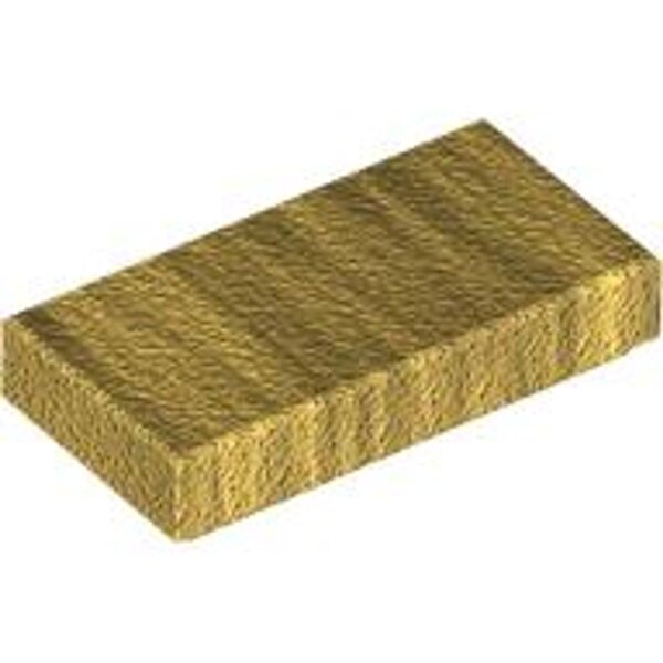 Tile 1x2 Pearl Gold