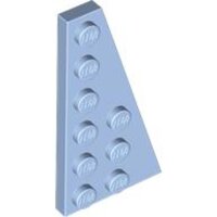 Wedge, Plate 6x3 Right Bright Light Blue