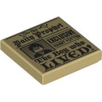 Tile 2x2 with Newspaper, the Daily Prophet, EXCLUSIVE...