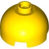 Brick, Round 2x2 Dome Top Yellow