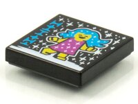 Tile 2x2 with BeatBit Album Cover - Girl with Dark Azure...