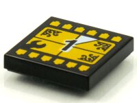 Tile 2x2 with BeatBit Album Cover - Yellow TV Screen...