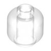 Minifigure, Head (Plain) Trans-Clear