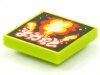 Tile 2x2 with BeatBit Album Cover - Explosion Pattern Lime