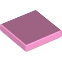 Tile 2x2 Bright Pink
