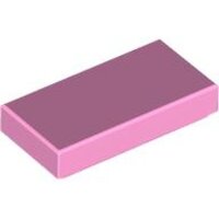 Tile 1x2 Bright Pink