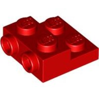 Plate, Modified 2x2x2/3 with 2 Studs on Side - Hollow...