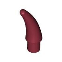 Barb / Claw / Horn / Tooth - Small Dark Red