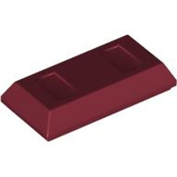 Minifigure, Utensil Ingot 1x2 Dark Red