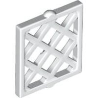 Pane for Window 1x2x2 Lattice Diamond White