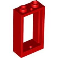 Window 1x2x3 Flat Front Red