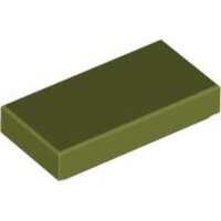 Tile 1x2 Olive Green