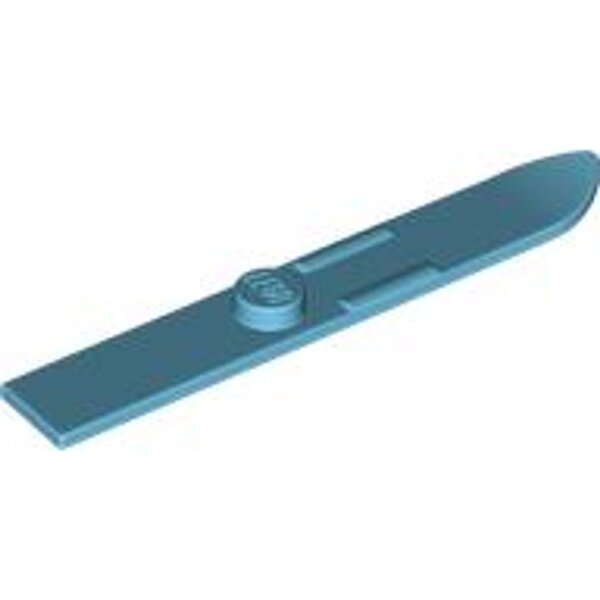 Minifigure, Utensil Ski 6L (48mm Long) Medium Azure