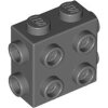 Brick, Modified 1x2x1 2/3 with Studs on Side and Ends Dark Bluish Gray