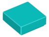 Tile 1x1 with Groove Dark Turquoise
