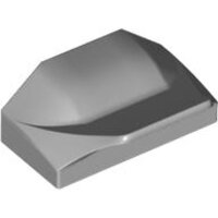 Slope, Curved 1x2x2/3 Wing End Light Bluish Gray