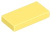 Tile 1x2 with Groove Bright Light Yellow